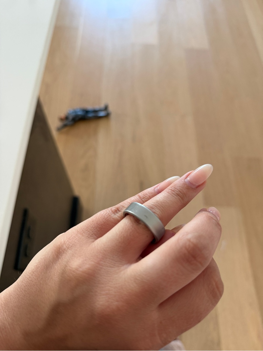 Oura Ring Size 11 Brushed Silver